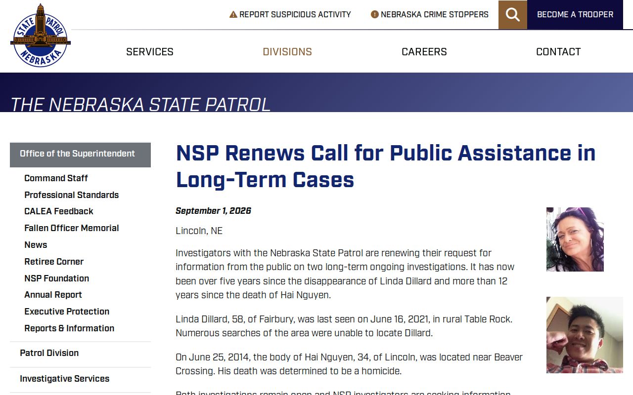 Official Nebraska Crime Stoppers anonymous tip line for public-safety reports